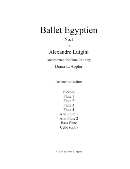 Ballet Egyptien No. 1 image number null