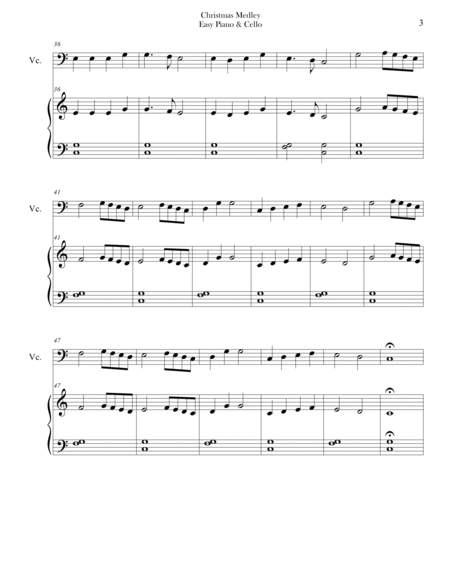 Christmas Medley (Easy Piano & Cello)