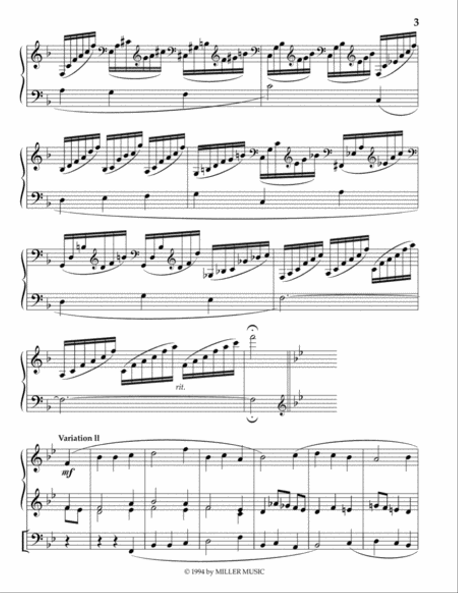 O Worship the King O Worship the King Organ scores gallery preview page 3
