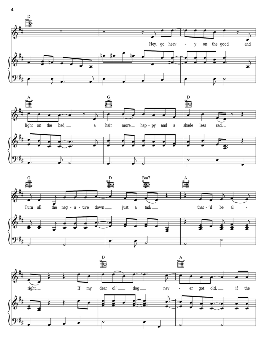 That'd Be Alright That'd Be Alright Piano, Vocal, Guitar scores gallery preview page 4