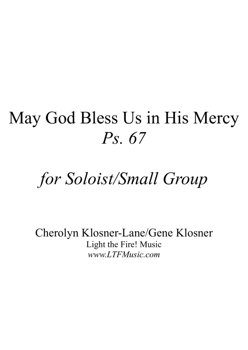 May God Bless Us in His Mercy (Ps. 67) [Soloist/Small Group] image number null
