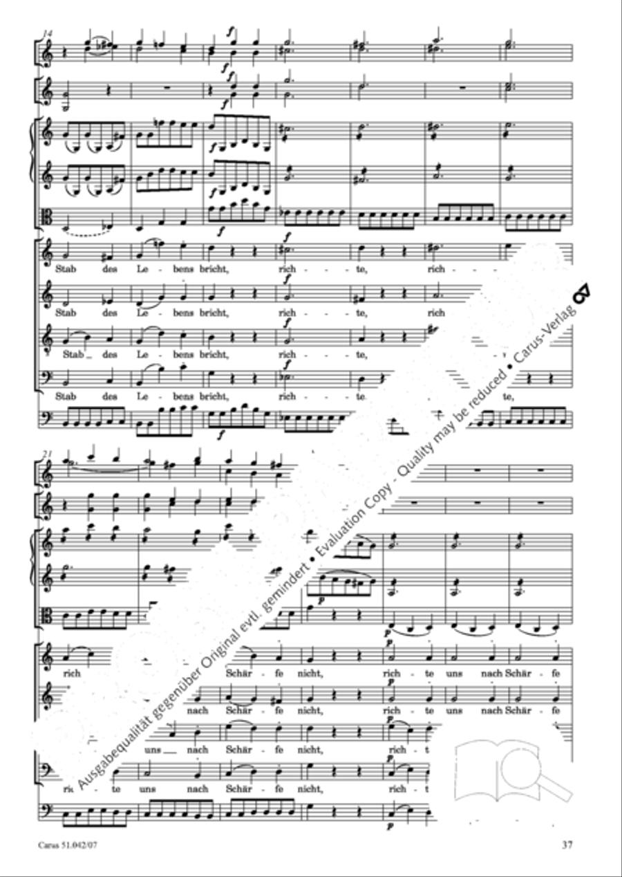 Grabmusik 4-Part scores gallery preview page 38