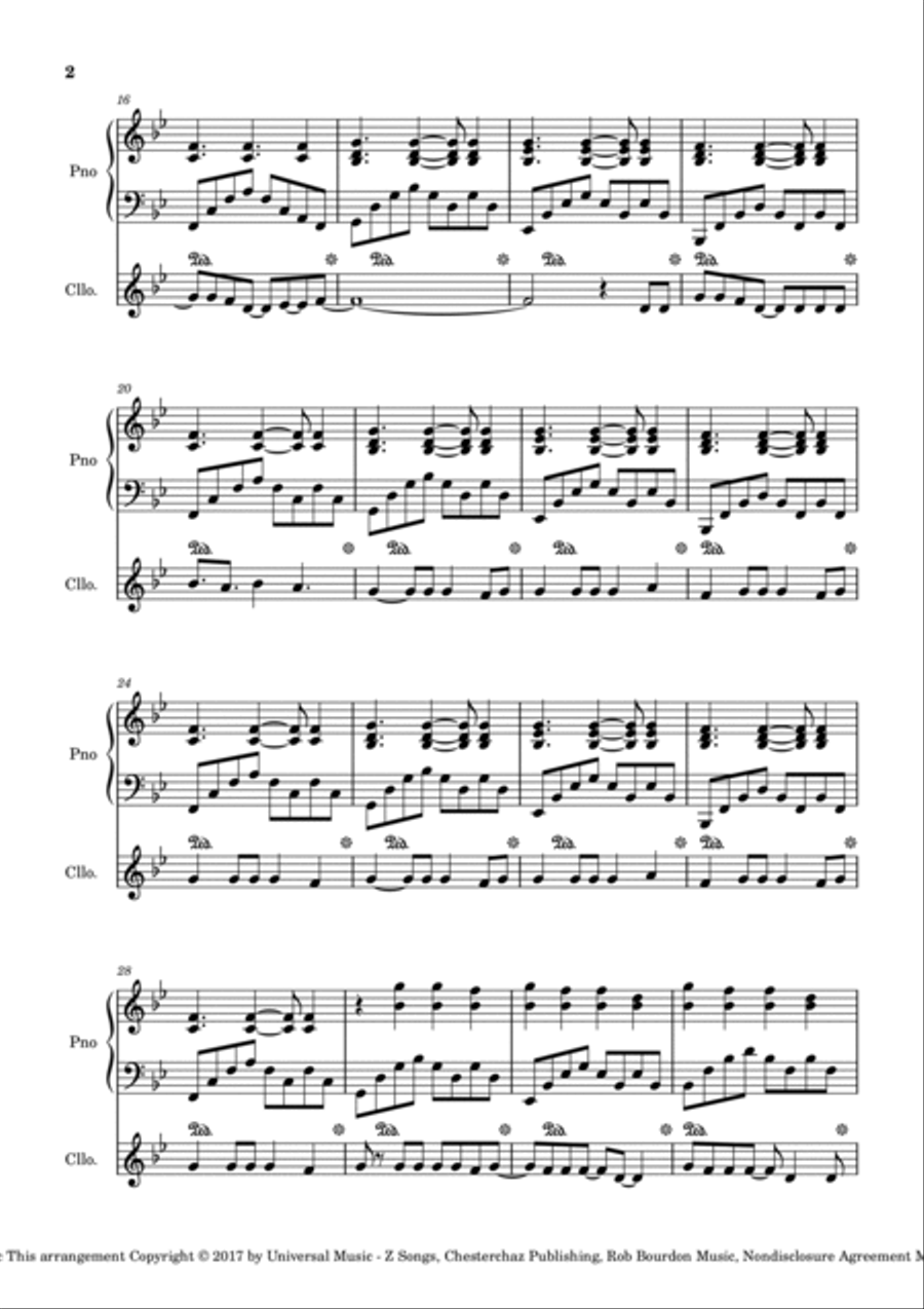 Numb Piano scores gallery preview page 2