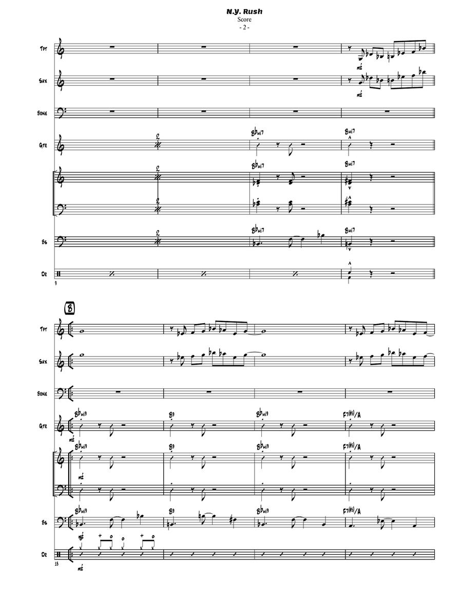 N.y.rush Jazz Ensemble scores gallery preview page 3