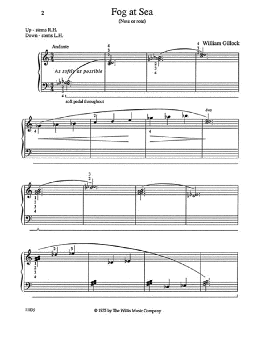 Accent on Gillock Volume 1 Piano Method scores gallery preview page 3