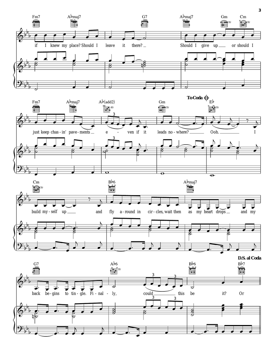 Chasing Pavements Chasing Pavements Acoustic Guitar scores gallery preview page 3