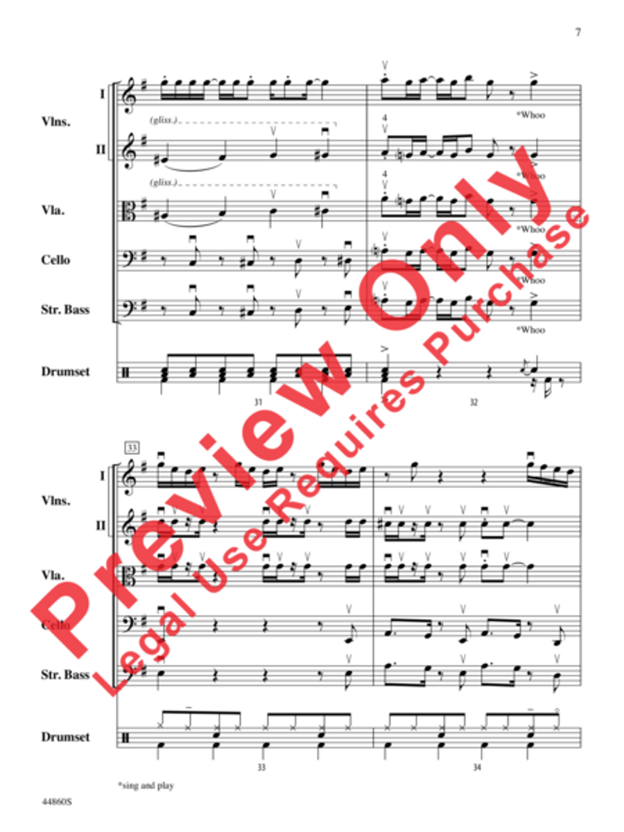 Uptown Funk String Orchestra scores gallery preview page 8
