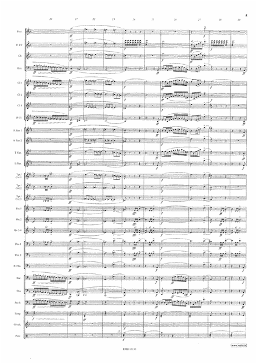 The Flying Dutchman Concert Band scores gallery preview page 6