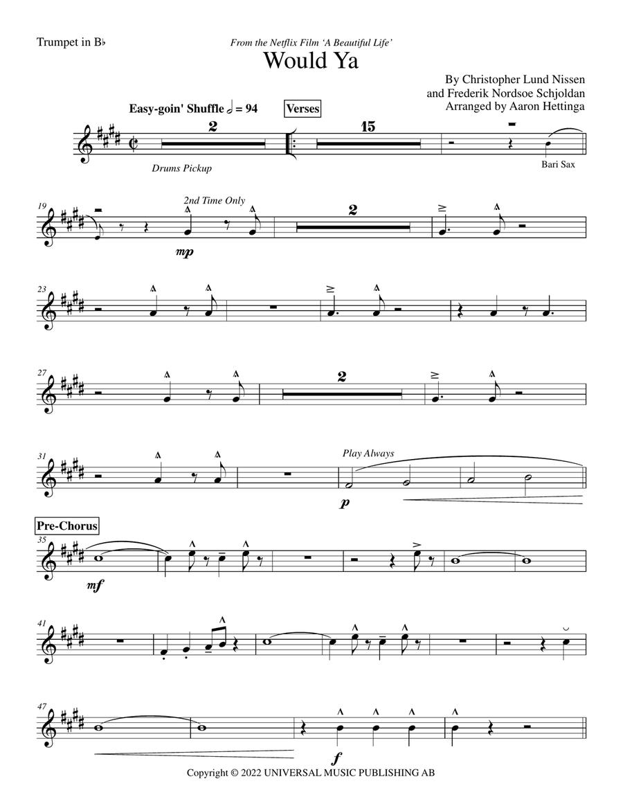 Would Ya Small Ensemble scores gallery preview page 3