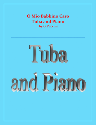 Book cover for O Mio Babbino Caro - G.Puccini - Tuba and Piano