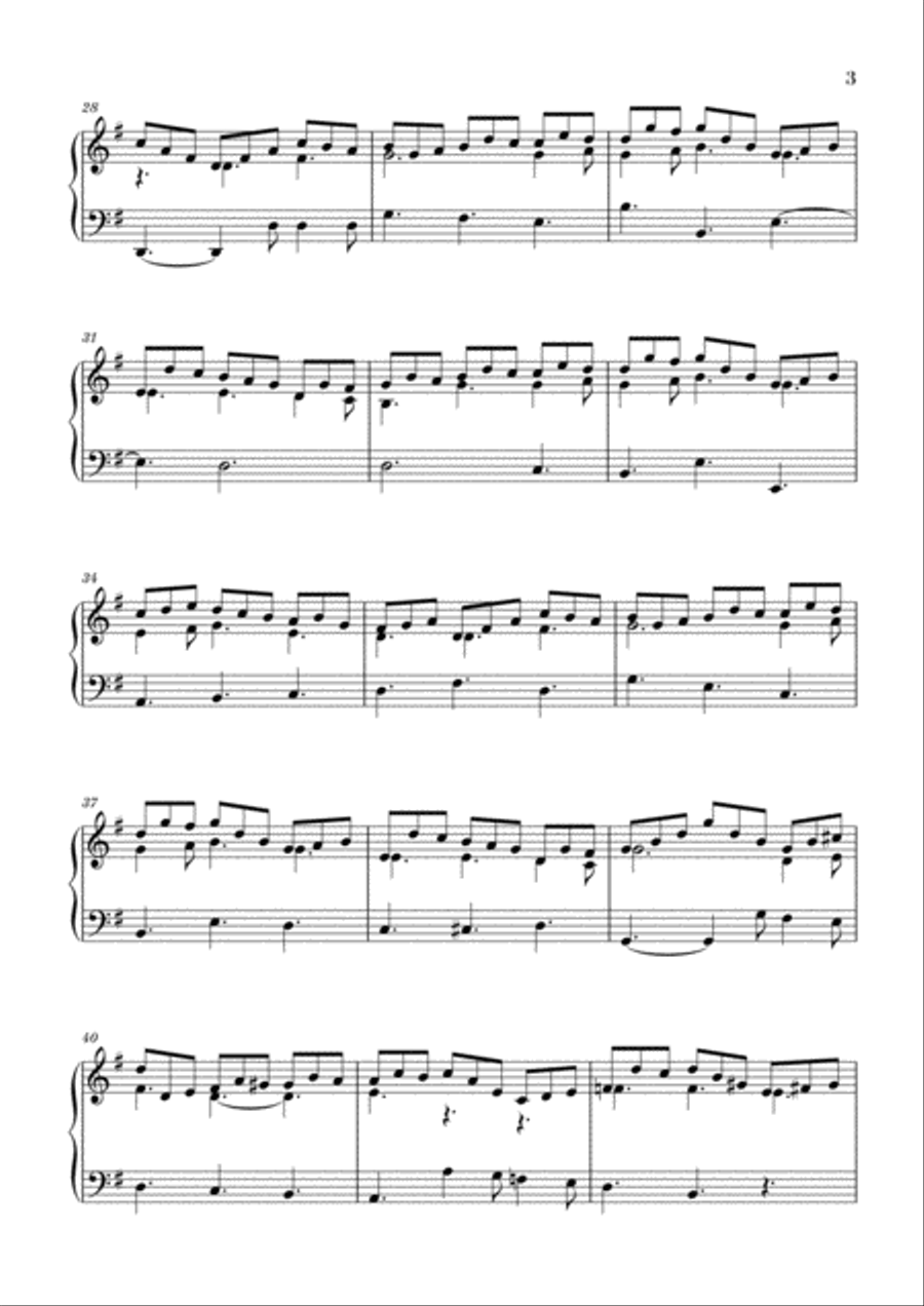 Bach - Jesus bleibet meine Freude for Piano Solo Piano Solo scores gallery preview page 3
