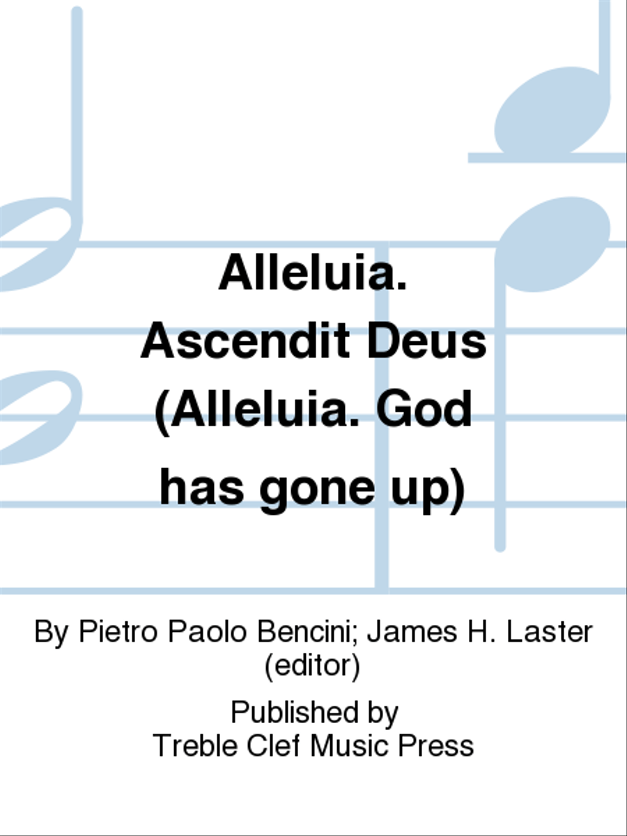 Alleluia. Ascendit Deus (Alleluia. God has gone up) SA scores gallery preview page 1