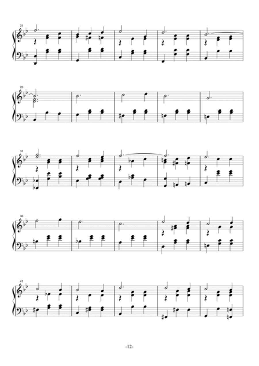 Shapes of a Dream No.474, B-flat major, Op.106 No.6 Piano Solo scores gallery preview page 3