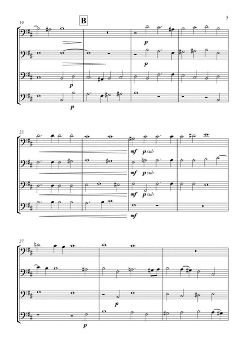 Bassoon Quartet - O Magnum Misterium (de Victoria) image number null