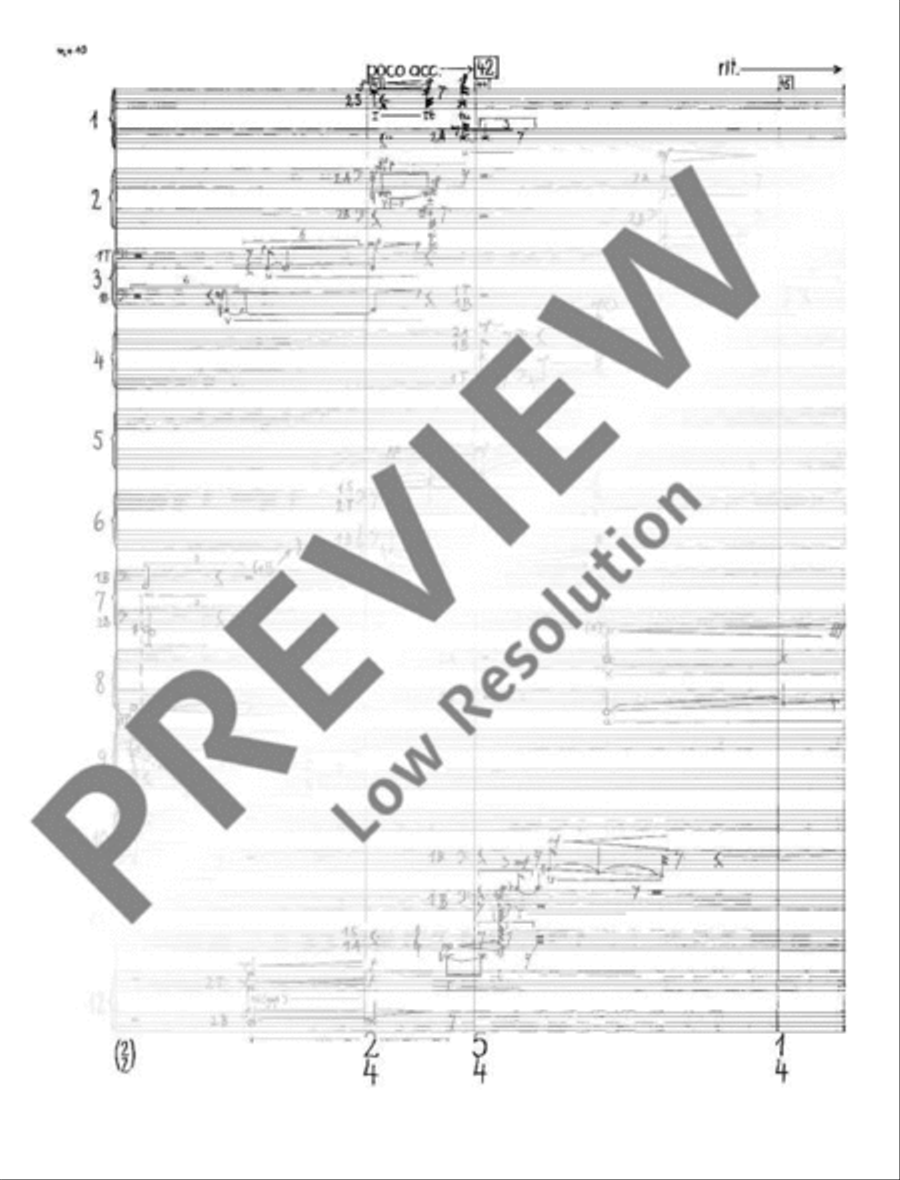 Für Stimmen (... missa est) TTBB scores gallery preview page 13