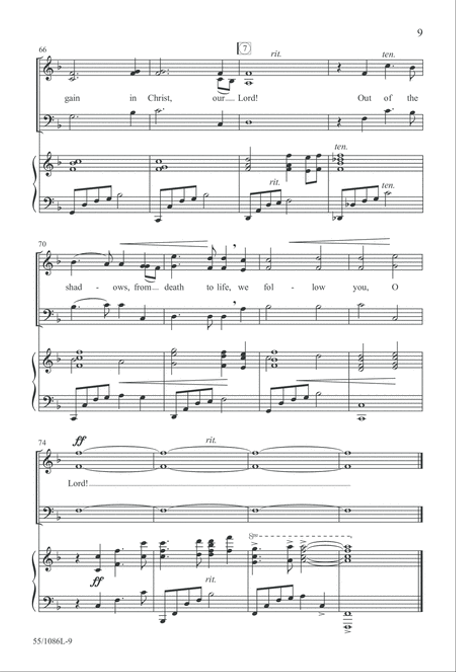 Out of the Shadows 3-Part scores gallery preview page 9
