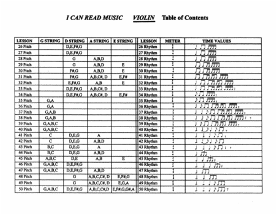 I Can Read Music, Volume 1 Violin Solo scores gallery preview page 3