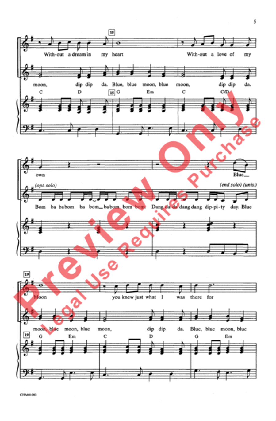 Blue Moon Women's Choir scores gallery preview page 4