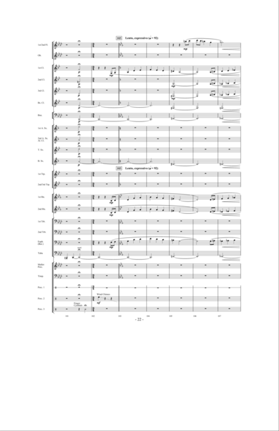 Valley of the Kings Concert Band scores gallery preview page 21