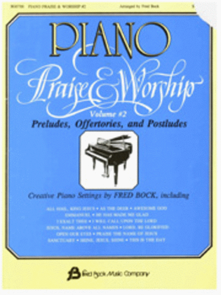 Book cover for Piano Praise and Worship #2