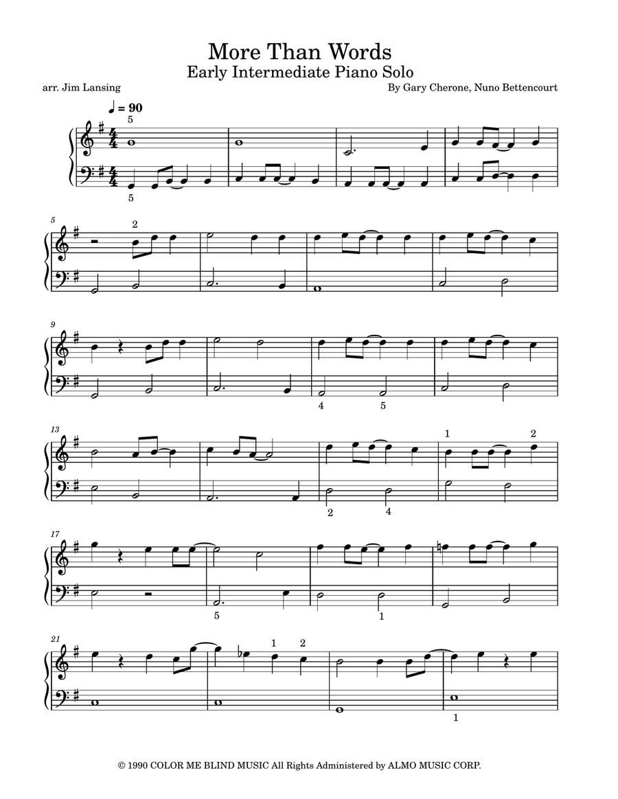 More Than Words Piano Method scores gallery preview page 2