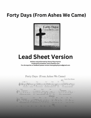 Forty Days (From Ashes We Came) Lead Sheet