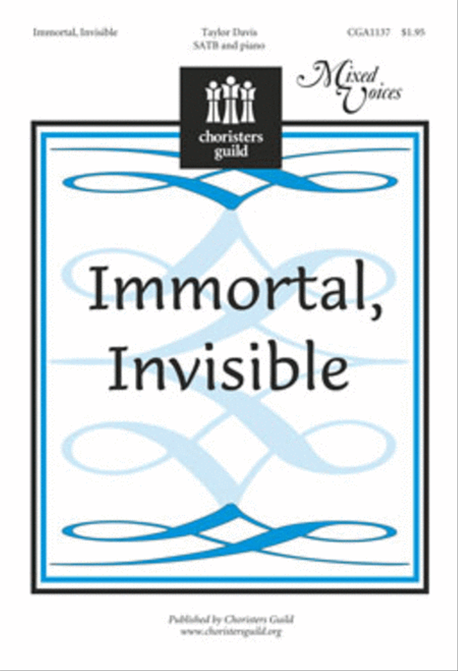 Immortal, Invisible Immortal, Invisible 4-Part scores gallery preview page 1