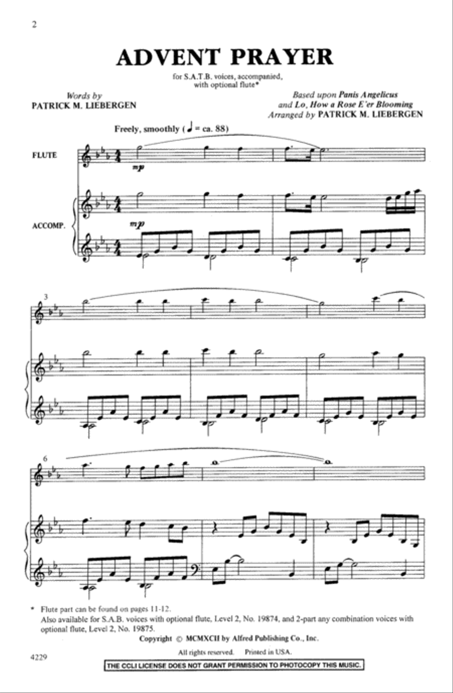 Advent Prayer Advent Prayer 4-Part scores gallery preview page 2