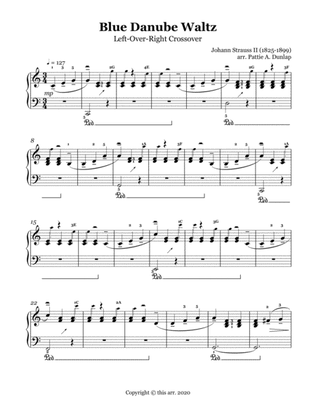 Blue Danube Waltz, piano solo in CM