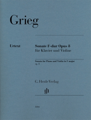Book cover for Violin Sonata in F Major, Op. 8