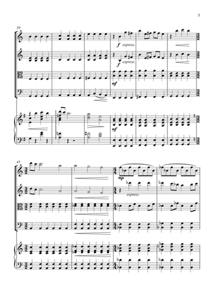 Elegiac Concertino for Harp and String Quartet image number null