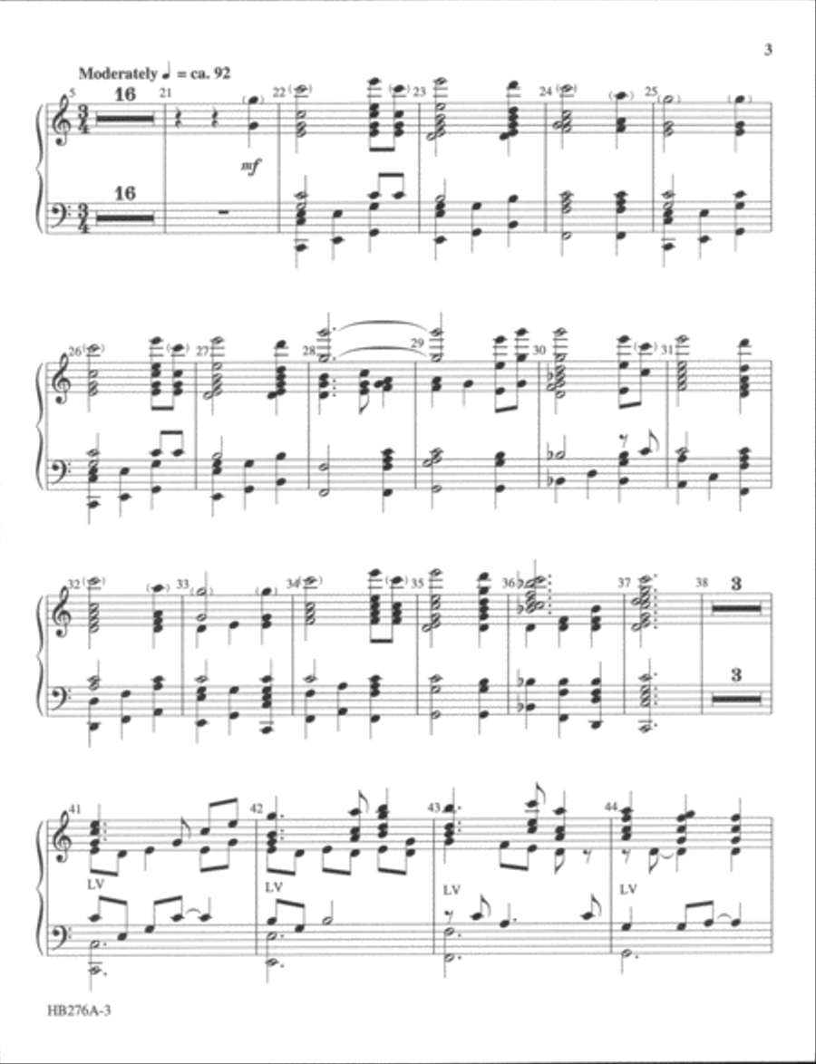 Amazing Grace - handbell part 5-Octaves scores gallery preview page 3