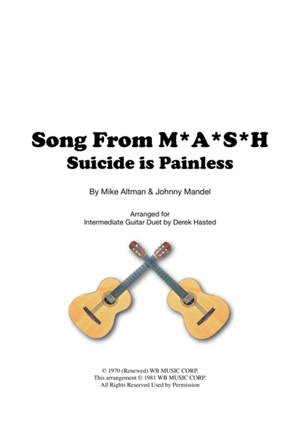 Song From M*a*s*h (suicide Is Painless) image number null