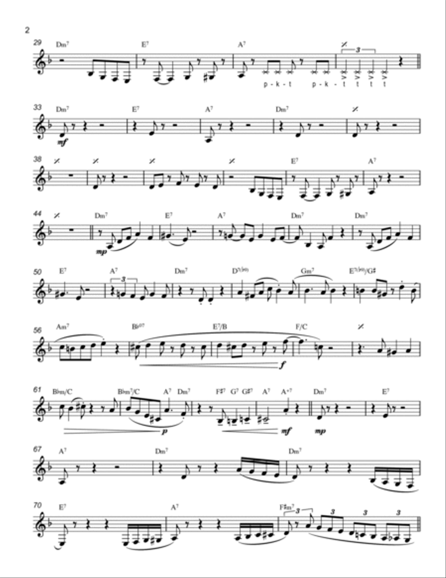Armando's Rhumba Armando's Rhumba Clarinet Solo scores gallery preview page 2