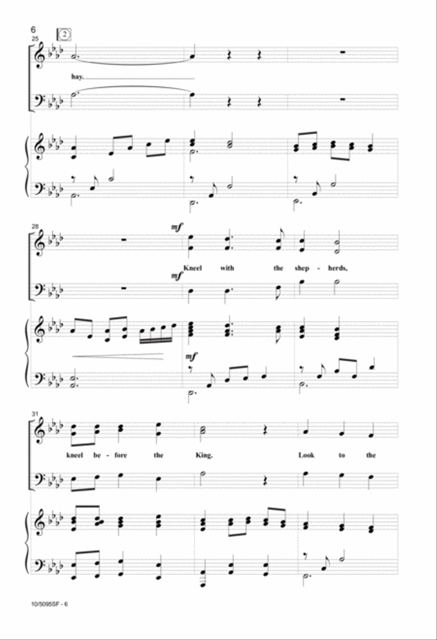 Kneel With the Shepherds Kneel With the Shepherds 3-Part scores gallery preview page 5