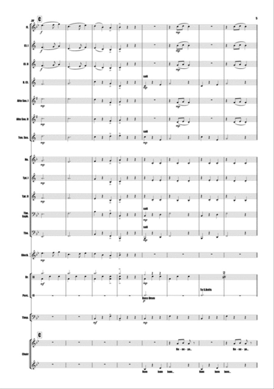We All Stand Together We All Stand Together Concert Band scores gallery preview page 5