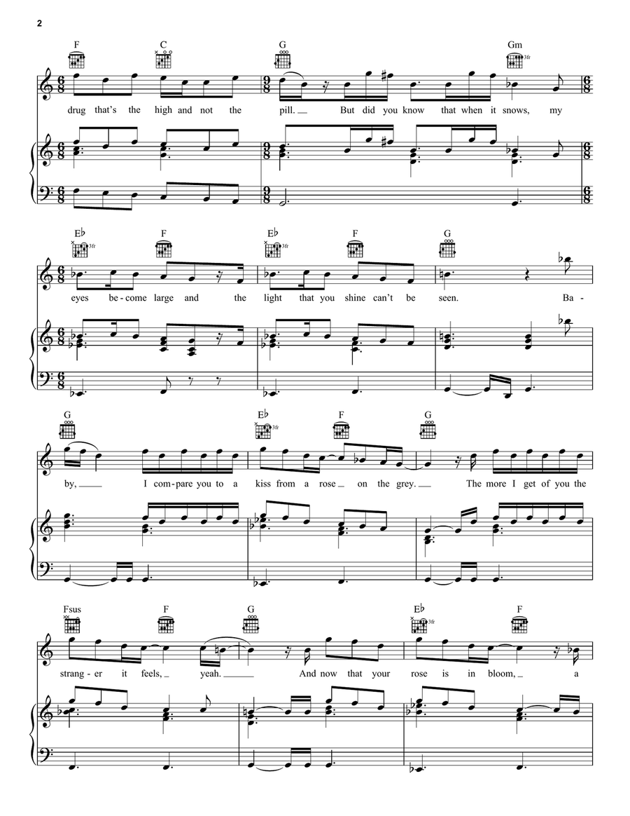 Kiss From A Rose Kiss From A Rose Acoustic Guitar scores gallery preview page 2
