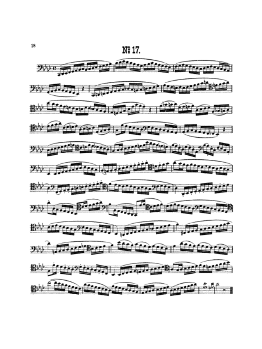 Milde: Twenty-five Studies, Op. 24 Part scores gallery preview page 1