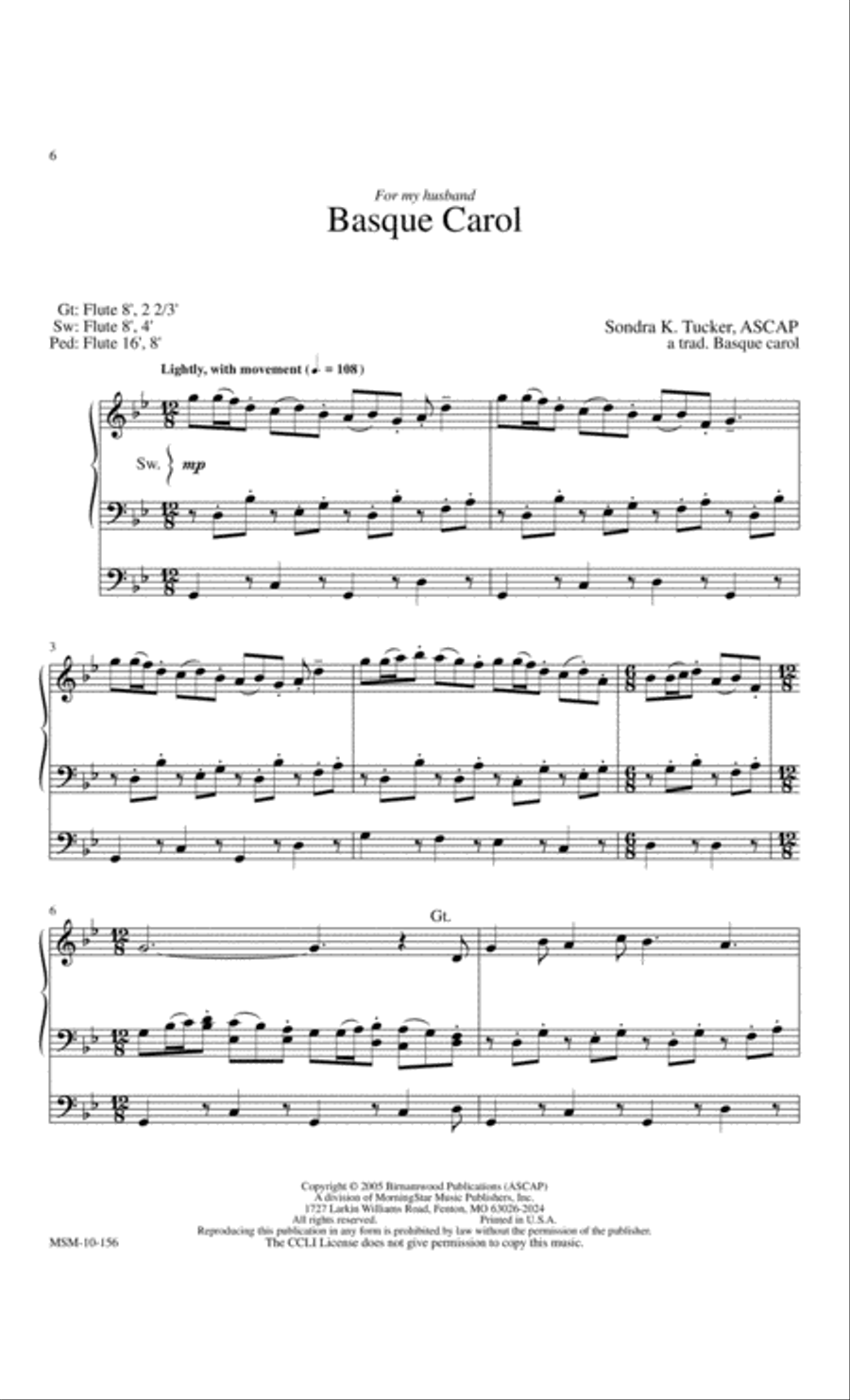 Christmas Around the World Seven Carol Settings Organ scores gallery preview page 4