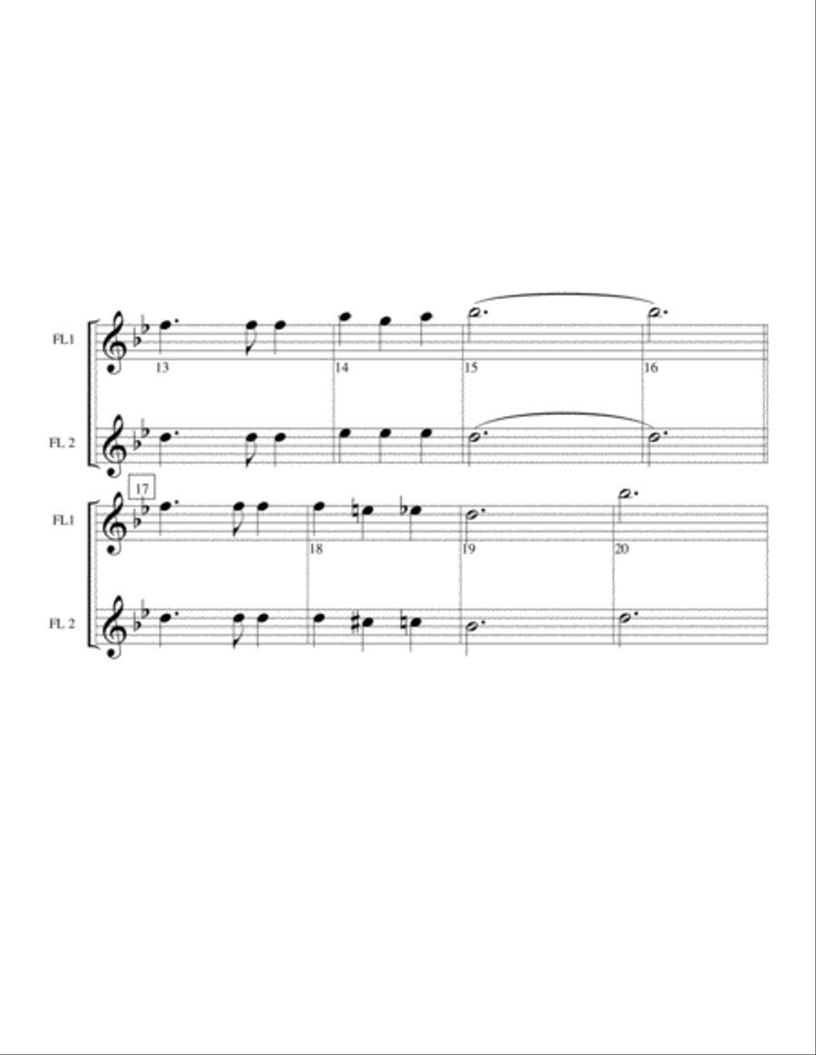 Whispering Hope for Flute Duet Flute Duet scores gallery preview page 3