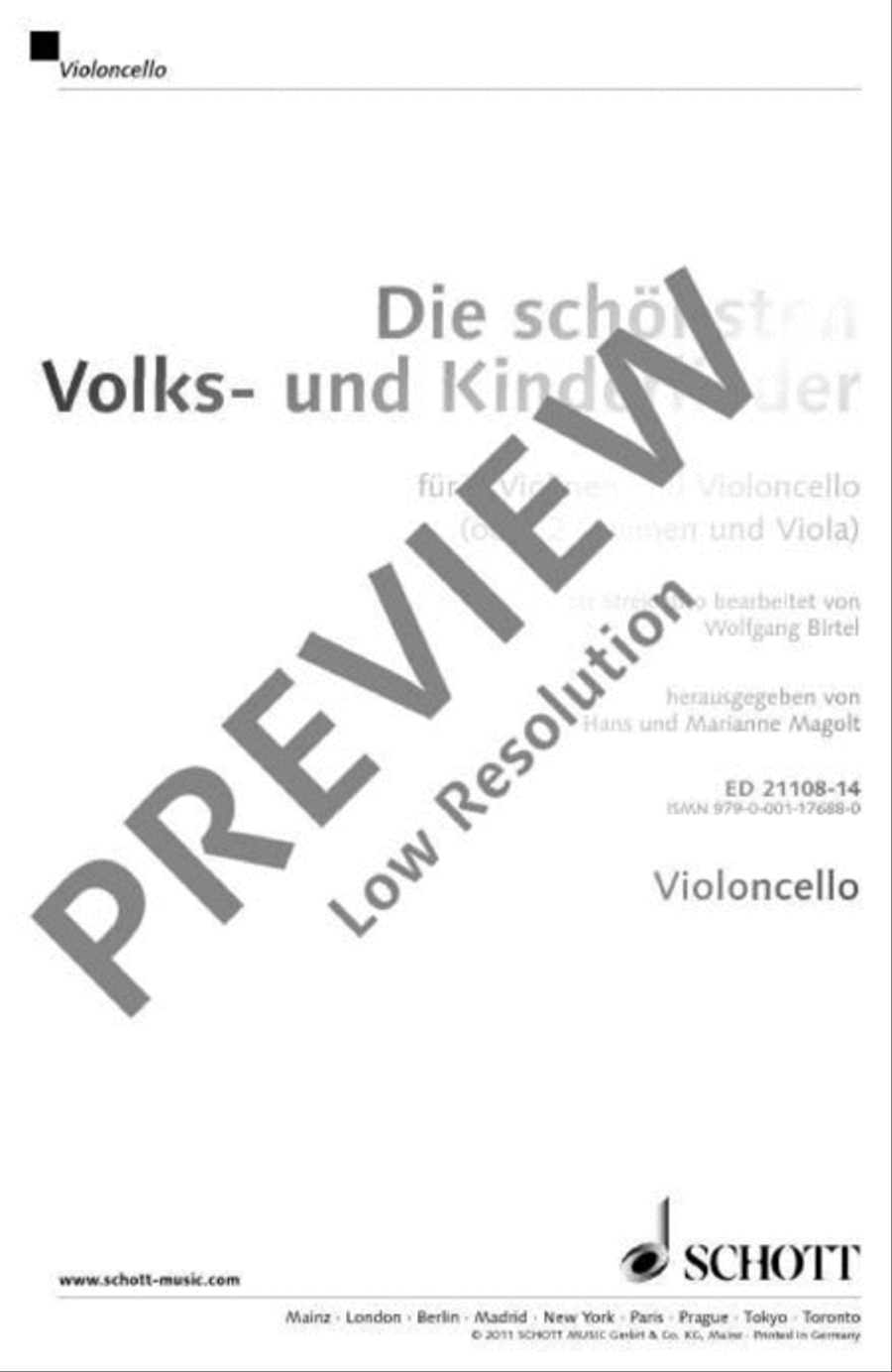 Die schönsten Volks- und Kinderlieder