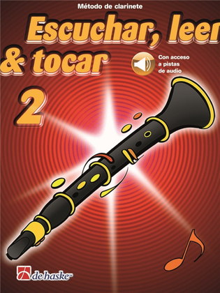 Book cover for Escuchar, leer & tocar 2 - clarinete