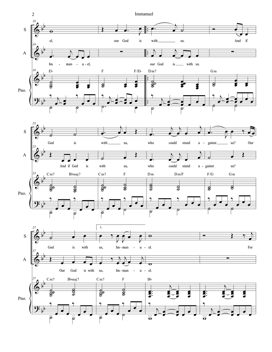 Immanuel Alto Voice scores gallery preview page 2
