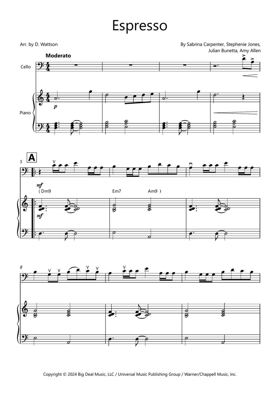 Espresso Chamber Music scores gallery preview page 1