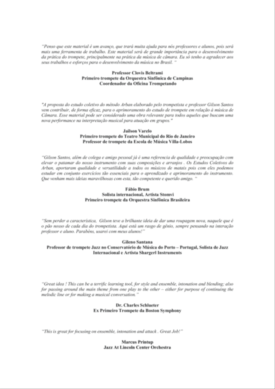 Complete Álbum - Collective Studies from Great Method for Trumpet by J.B. Arban. Complete album for Trumpet scores gallery preview page 6