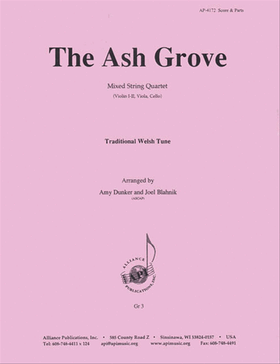 The Ash Grove - Mxd Stg Quartet