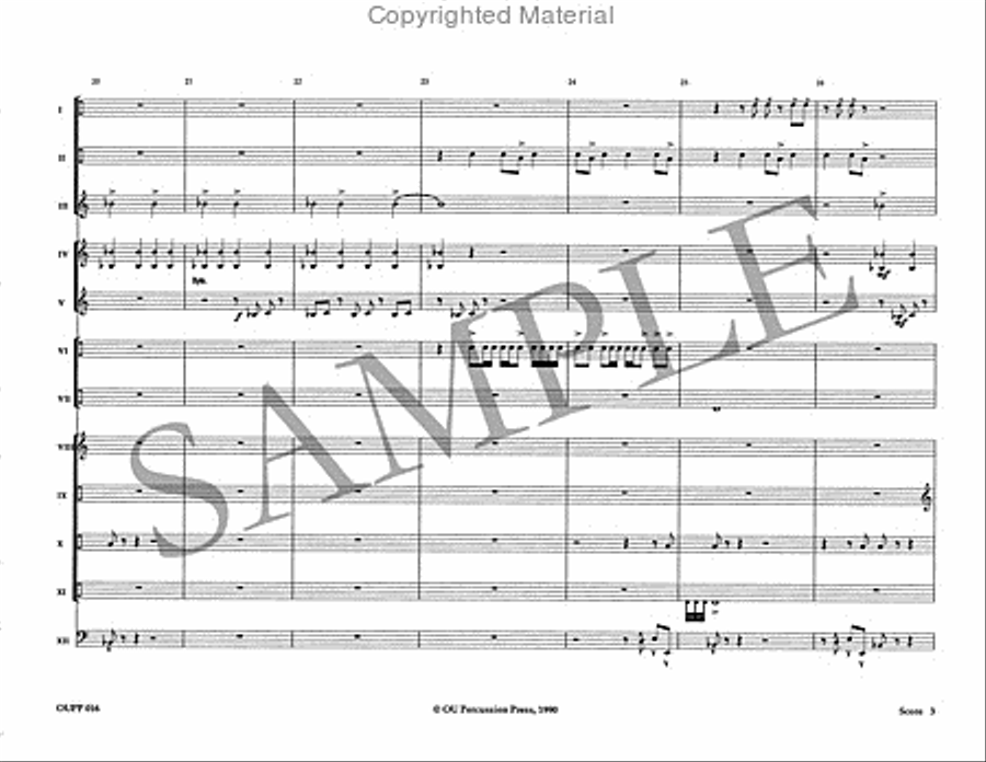 The Phantom Dances Percussion Ensemble scores gallery preview page 4