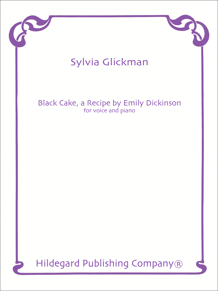 Black Cake, A Recipe By Emily Dickinson Chamber Music scores gallery preview page 1