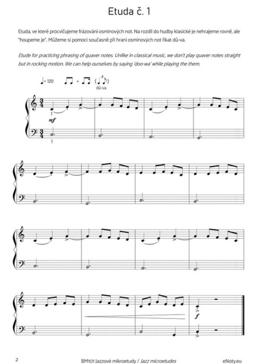 Jazz Microetudes for Easy Piano