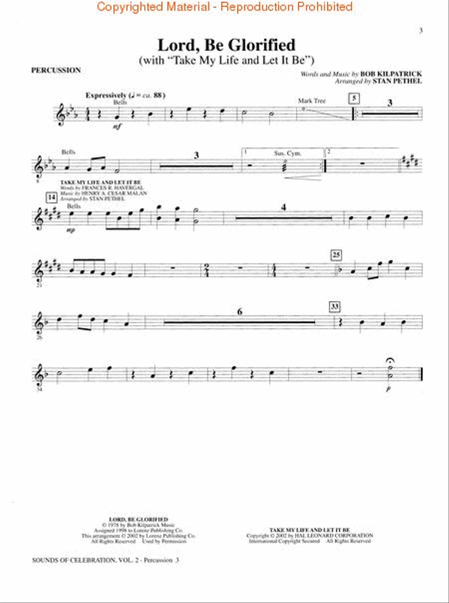 Sounds of Celebration – Volume 2 Percussion scores gallery preview page 3